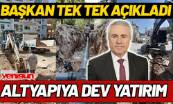 Bucak'ta Altyapıya Dev Yatırım: Başkan Tek Tek Açıkladı!