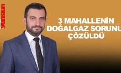 3 Mahallenin doğalgaz sorunu çözüldü