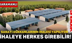 SANAYİ DÜKKANLARININ İHALESİ YAPILIYOR