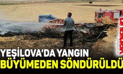Yeşilova'da yangın!