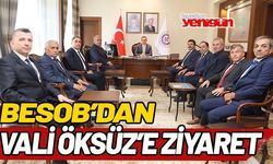Burdur Esnaf Odaları Birliği'nden Vali Öksüz'e Ziyaret
