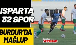 Isparta 32 Spor, Burdur'da mağlup oldu