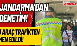 Burdur’da jandarmadan okul servislerine denetim: 3 araç trafikten men edildi