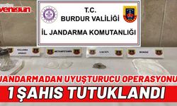 JANDARMA EKİPLERİNDEN UYUŞTURUCU OPERASYONU: 1 ŞAHIS TUTUKLANDI