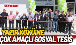 VALİ ÖKSÜZ, YAZIR KÖYÜ'NDE YAPIMI TAMAMLANAN ÇOK AMAÇLI SOSYAL TESİSİN AÇILIŞINA KATILDI