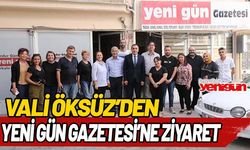 Vali Öksüz'den Yeni Gün Gazetesi'ne ziyaret