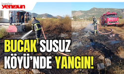 Bucak Susuz Köyünde Yangın Çıktı!