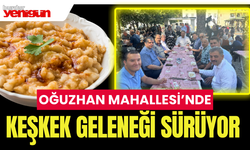 Oğuzhan Mahallesi'nde Keşkek Geleneği Sürüyor