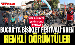 Bucak'ta Bisiklet Festivali'nden Renkli Görüntüler