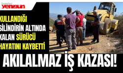 Kullandığı silindirin altında kalan sürücü hayatını kaybetti