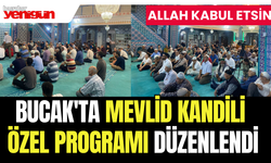 Bucak'ta Mevlid Kandili Özel Programı