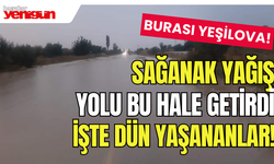 Sağanak Yağış Yolu Kapattı; Belediye Ekipleri Tekrar Açtı!