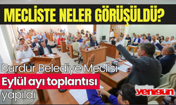 Eylül ayı belediye meclis toplantısı yapıldı