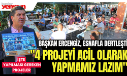 Başkan Ercengiz, Esnafla Dertleşti: "4 Projeyi Acil Olarak Yapmamız Lazım"