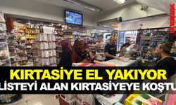 Burdur'da kırtasiyeler el yakıyor! Listeyi alan koştu