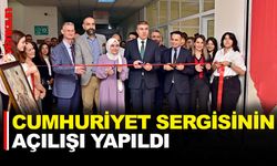 CUMHURİYET SERGİSİNİN AÇILIŞI YAPILDI