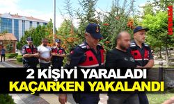 2 KİŞİYİ YARALADI, KAÇARKEN YAKALANDI