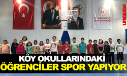 KÖY OKULLARINDAKİ ÖĞRENCİLER SPOR YAPIYOR