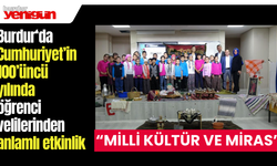 Cumhuriyet’in 100’üncü yılında öğrenci velilerinden anlamlı etkinlik