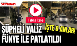 Bucak'ta Şüpheli Valiz Fünye İle Patlatıldı