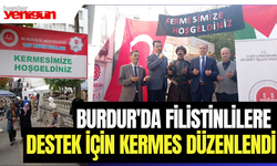 Burdur'da Filistinlilere destek için kermes düzenlendi