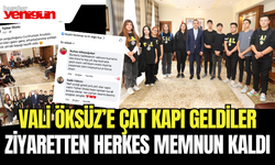 Vali Öksüz'e Çat Kapı Geldiler! Herkes Memnun Kaldı!