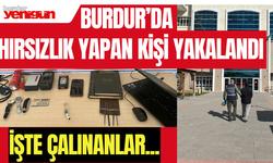 Burdur'da Hırsızlık Yapan Kişi Yakalandı!