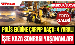 Polis ekibine çarpıp kaçtı: İşte kaza sonrası yaşananlar!