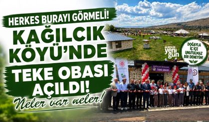 Kağılcık Köyü Ekolojik Teke Obası Açıldı!