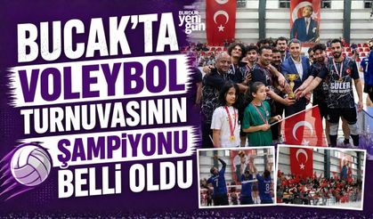 BUCAK'TA VOLEYBOL TURNUVASININ ŞAMPİYONU BELLİ OLDU
