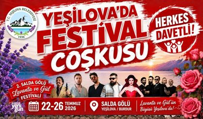 YEŞİLOVA’DA  2. SALDA GÖLÜ LAVANTA VE GÜL FESTİVALİ YAPILACAK!