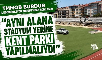 "Aynı alana stadyum yerine kent parkı yapılmalı!"