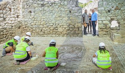 Olimpos Antik Kenti'nde yeni buluntulara ulaşıldı