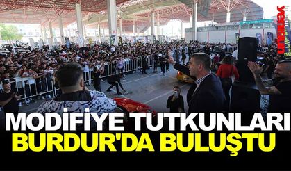 Modifiye tutkunları Burdur'da buluştu