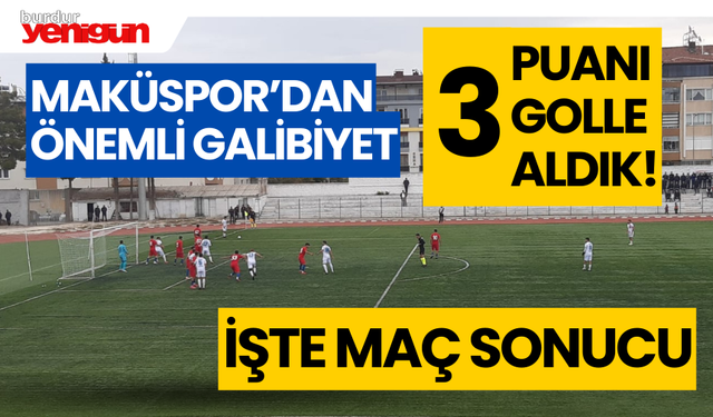 Burdur Maküspor-Sökespor Maçı... 3 puanı 3 golle aldık!