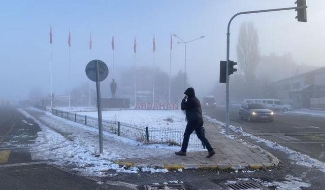 Erzurum, Ardahan, Tunceli ve Kars'ta soğuk hava etkisini sürdürüyor.