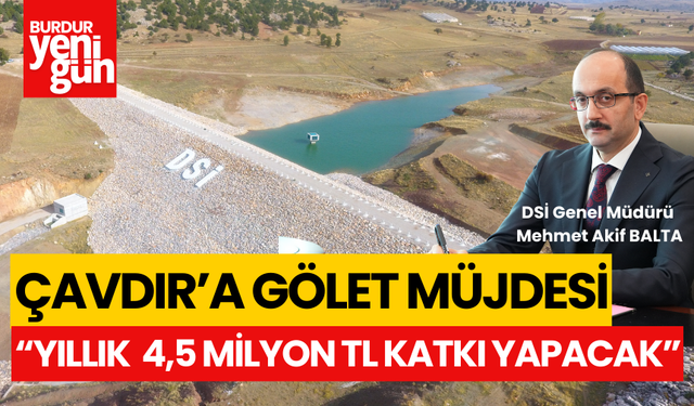 Çavdır Ambarcık Koca Mustafa Göleti Su Tutmaya Başladı