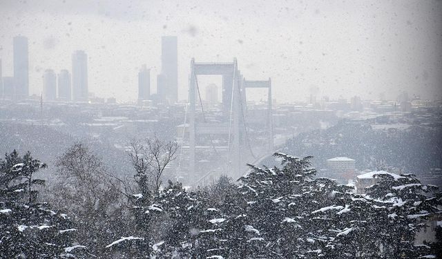 Meteoroloji gün verdi: İstanbul'da kar yağışı sürecek