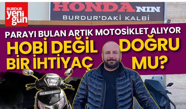 Burdur'da Parayı Bulan Artık Motosiklet Alıyor