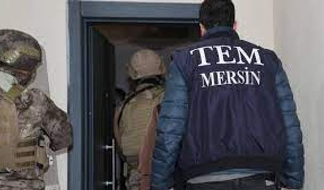 Mersin'de terör örgütü PKK/KCK operasyonunda 11 şüpheli yakalandı
