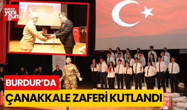 Burdur'da Çanakkale Zaferi kutlandı
