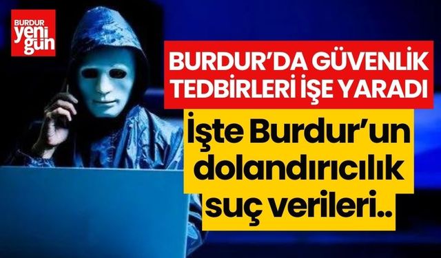Burdur'da dolandırıcılık suçlarında veriler açıklandı