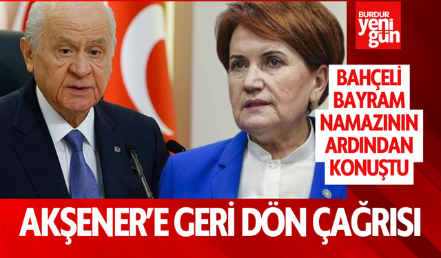 Akşener'e "Geri Dön" Çağrısı Hiç Beklemediği İsimden Geldi