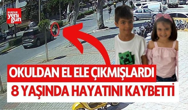 Okuldan el ele çıkan kardeşleri kaza ayırdı