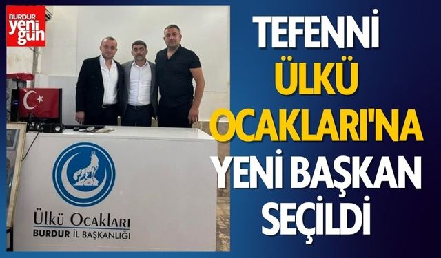 Tefenni Ülkü Ocakları'a Yeni Başkan Seçildi