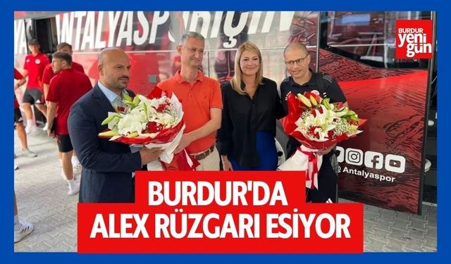 Burdur'da Alex Rüzgarı Esiyor