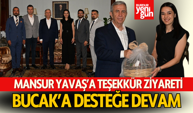 Hülya Başkandan Mansur Yavaş'a Teşekkür Ziyareti