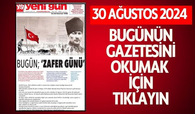 30 AĞUSTOS 2024 CUMA - BURDUR YENİ GÜN GAZETESİ SAYFALARI