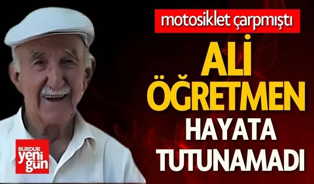 Emekli Öğretmen Motosiklet Kazasında Hayatını Kaybetti