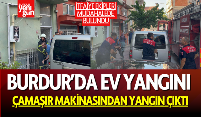 Burdur'da Konak Mahallesi'nde Yangın Paniği!